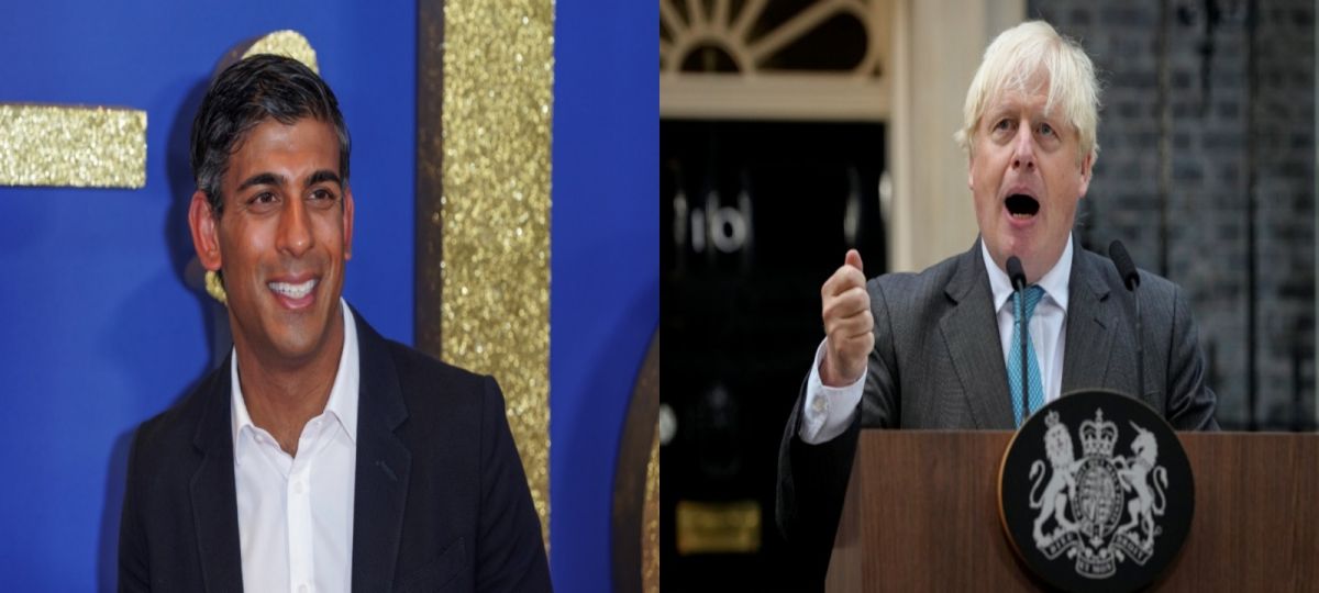 ▲英國前首相強生宣布退選，前財相蘇納克已獲逾4成黨籍國會議員支持，可望24日直接獲宣布為英國新首相。（圖／美聯社／達志影像）