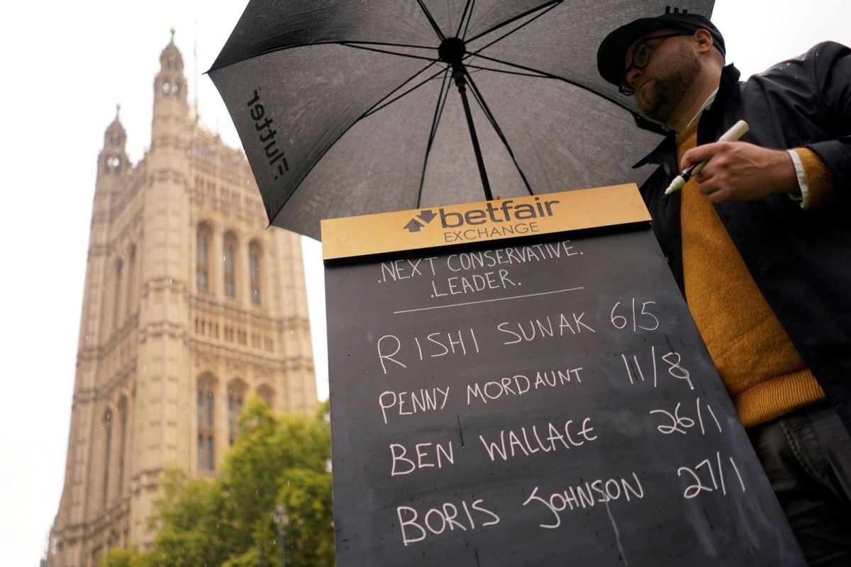 ▲英國保守黨表示，新黨魁參選人提名流程已經開始，預計24日結束。示意圖。（圖／美聯社／達志影像）