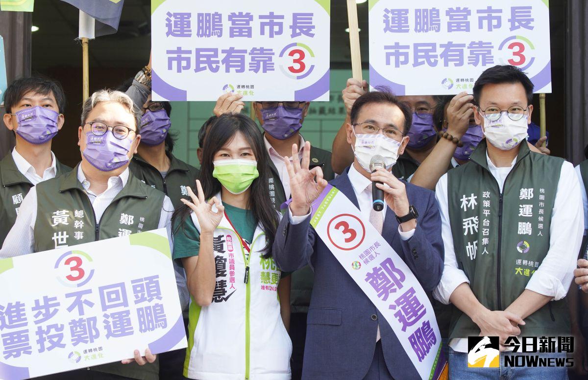 ▲鄭運鵬表示，這次抽籤他最希望抽到的號碼就是3號，因為3號是個幸運的數字，他也希望能成為所有人的靠山。（圖／記者李春台攝，2022.10.21）