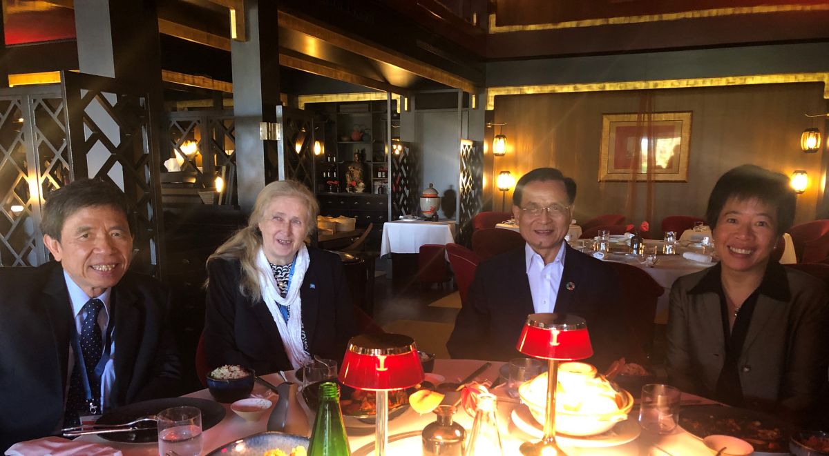 ▲商研院董事長許添財（圖右二）於日前親自飛往日內瓦，參與聯合國貿易促進與電子商務組織UN/CEFACT於6日召開的「ESG專家會議（Team of Specialists on ESG）」。（圖／商研院提供）