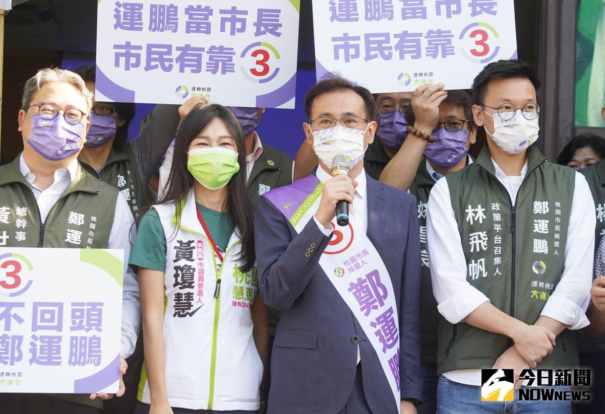 ▲鄭運鵬表示，張善政除了缺乏管理能力，也沒有承擔的能力，並強調「市民朋友是需要有管理能力和承擔能力的一個好市長」。（圖／記者李春台攝2022.10.21）