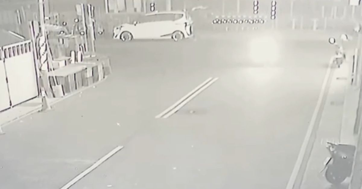 ▲昨（21）凌晨1點新北市三重區驚傳持槍搶劫案！（圖／翻攝畫面）