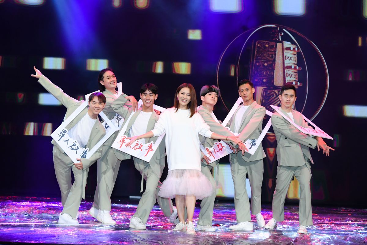 ▲周蕙4語言獻唱金鐘。（圖／三立提供）