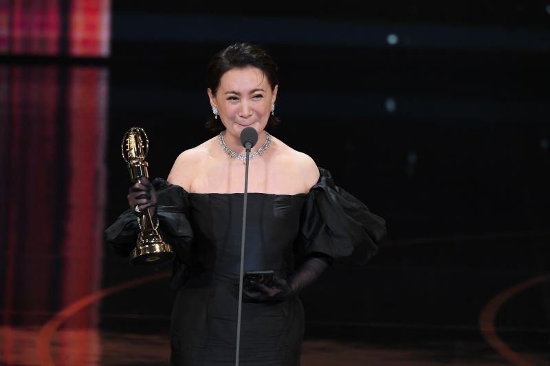 ▲陳亞蘭成為史上第一位入圍戲劇節目男主角並拿獎的女演員。（圖／三立提供）