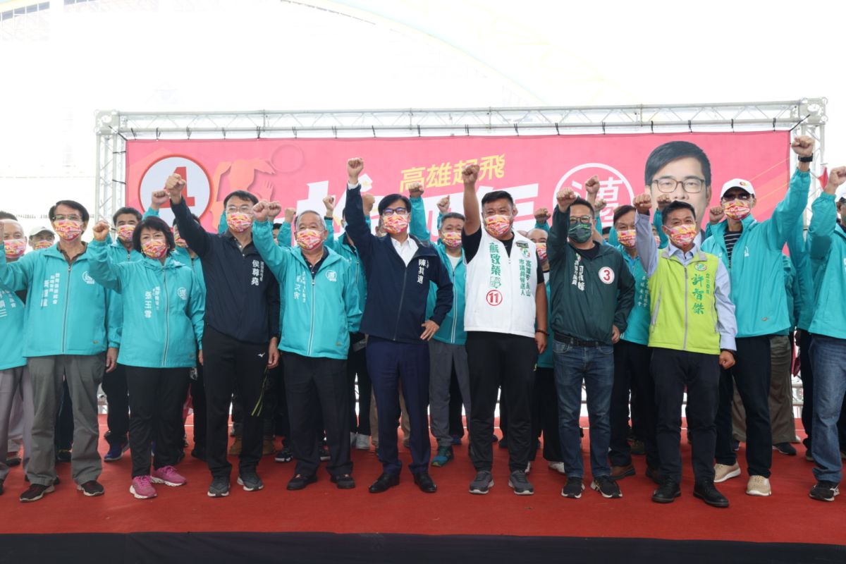 ▲陳其邁的體育後援會正式成立。（圖／陳其邁競辦提供）