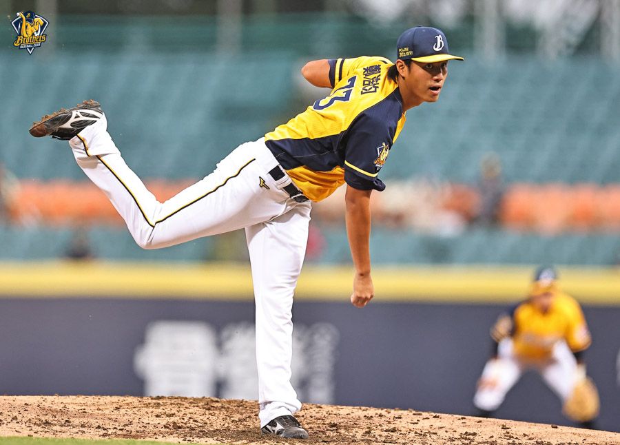 ▲中信兄弟投手鄭浩均，先發7局失2分奪下勝投。(圖／中信兄弟球團提供)