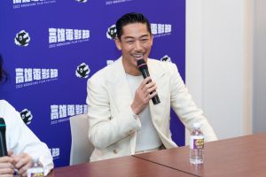 ▲AKIRA讚台灣媒體幽默。(圖/高雄電影節) ▲AKIRA讚台灣媒體幽默。(圖/高雄電影節)
