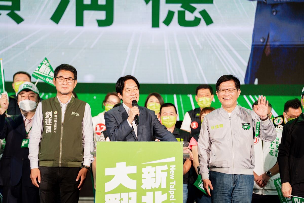 ▲賴清德演講提3大理由力挺林佳龍，呼籲鄉親投票外也能回到故鄉催票，讓總統有更大的民意解決挑戰。（圖 ／林佳龍競選辦公室提供）