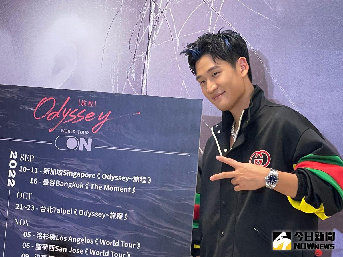 ▲周興哲提到會在1、2年內舉辦婚禮。（圖／記者吳雨婕攝, 2022.10.23）