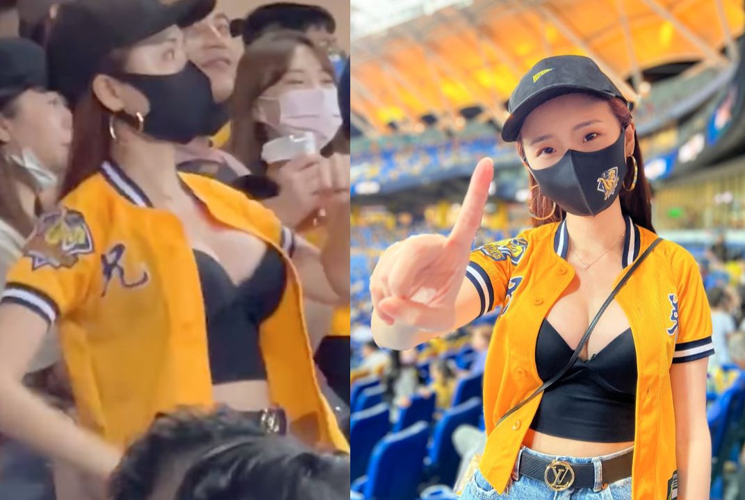 ▲有網友在臉書社團PO出「象迷辣妹11晃動片」，引起熱議，對此，正妹本人「邱寗」也親自回應了。（圖／翻攝自臉書《爆廢公社公開版》、邱寗IG）