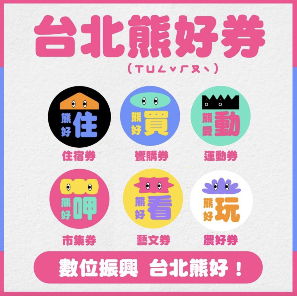 ▲熊好券2.0於18日開放登記，24日下午6時截止登記，25日上午10時辦理公開線上抽獎。（圖取自台北市政府網頁gov.taipei）