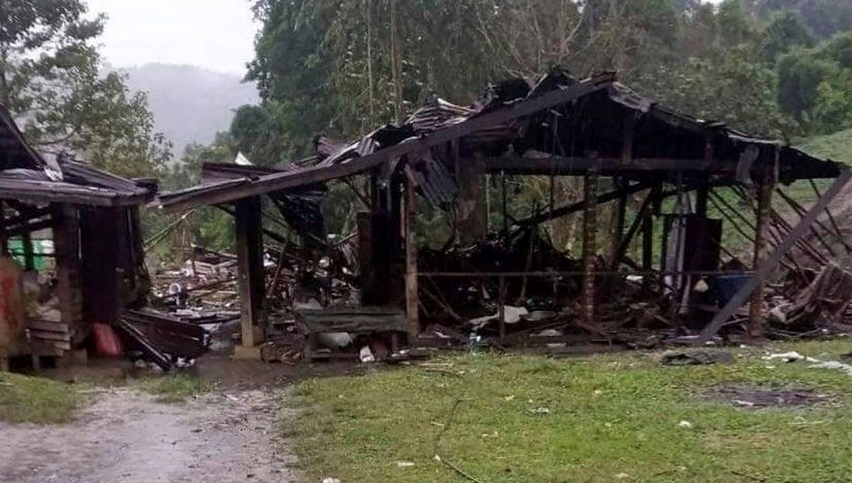 ▲緬甸北部1場由克欽獨立軍舉辦的音樂會，遭遇軍政府空襲，釀成嚴重傷亡。（圖／美聯社／達志影像）