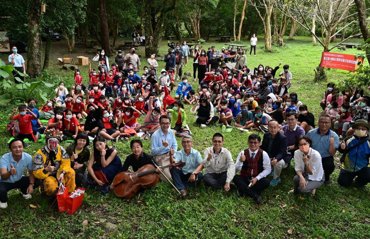 ▲中鋼集團教育基金會到屏東縣偏鄉舉辦走遍天涯海角音樂會，分享音樂動人魅力。(圖／記者黃守作攝，2022.10.25)