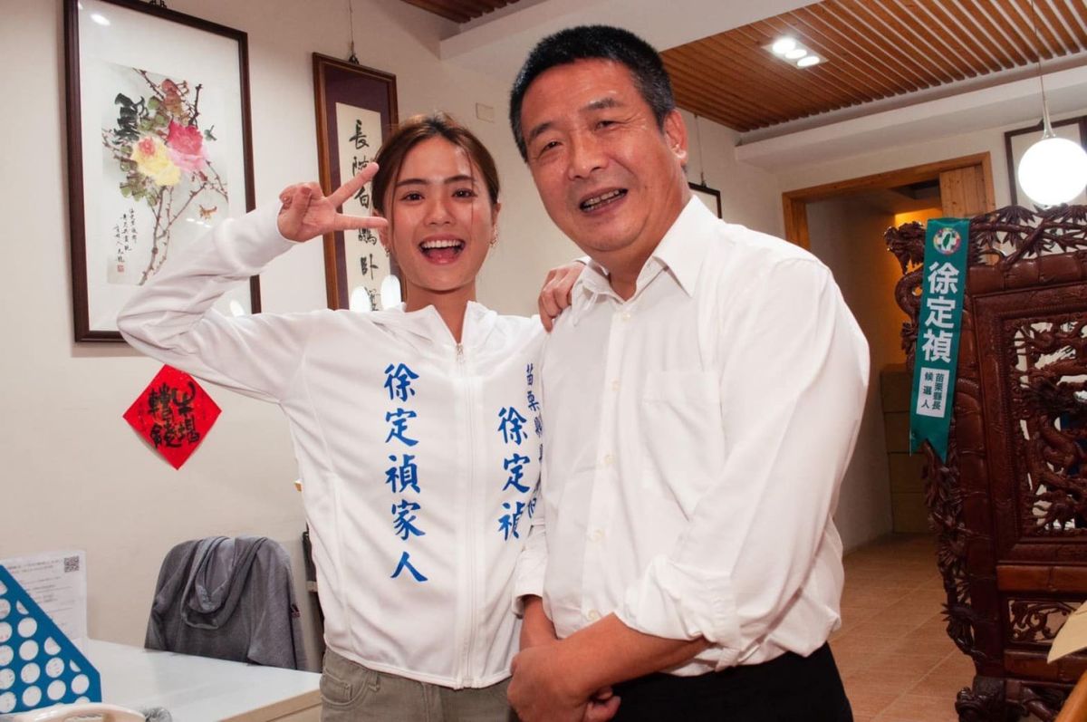 ▲徐定禎此次參選苗栗縣長選情看漲，外型亮麗的女兒里唯也受到廣大關注。（圖／翻攝自徐定禎臉書）