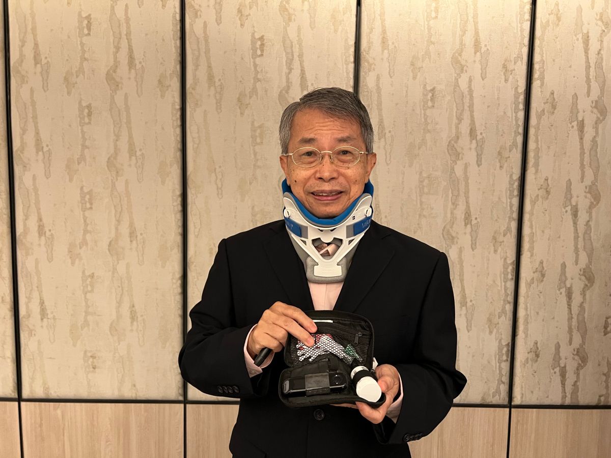 ▲現年將近80歲的張先生，已經是控糖30年的資深糖尿病友。（圖／記者張志浩攝）