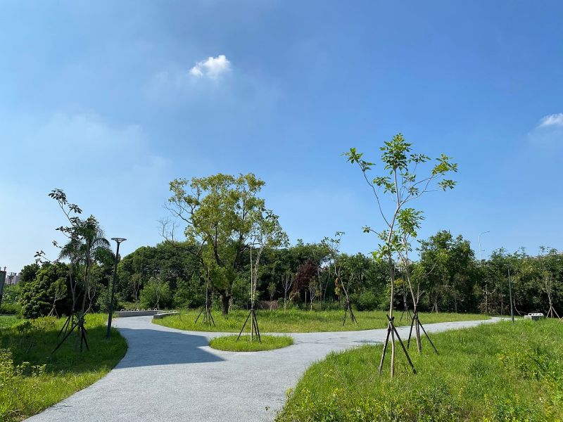 ▲大里第2公墓轉型公園完工(圖／建設局提供2022.10.26)
