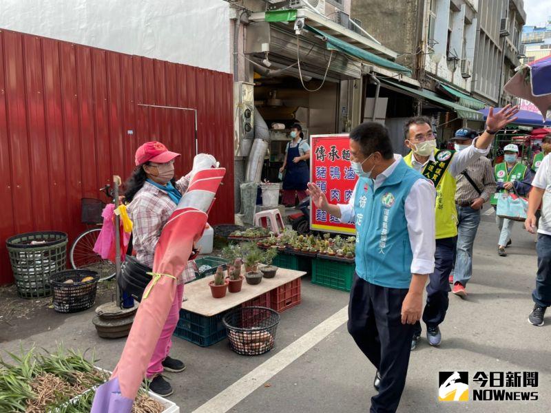 ▲徐定禎代表民進黨參選苗栗縣長,被看好有望終結長達72年的執政。(圖/記者黃宣尹攝)