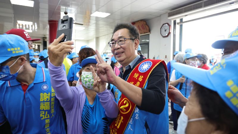 ▲即使獲得國民黨正式提名,謝福弘民調仍明顯落後。(圖/翻攝自謝福弘臉書)