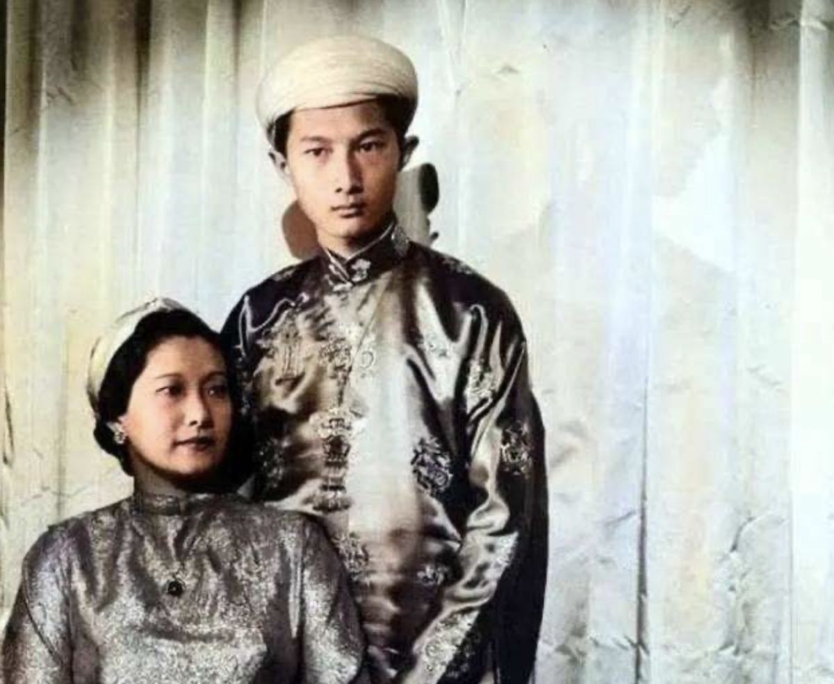 ▲保大帝和南芳皇后年輕時。（圖／翻攝自越南媒體）