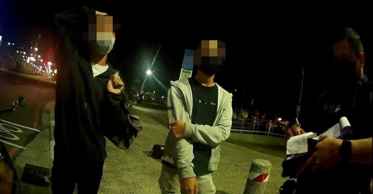 ▲黃男凌晨時與友人吃薑母鴨，堅稱喝了幾碗薑母鴨湯，未料遭警攔查酒測值0.23mg/l，雖未達到公共危險罪移送標準，仍須開單扣車！（圖／記者郭凱杰翻攝）