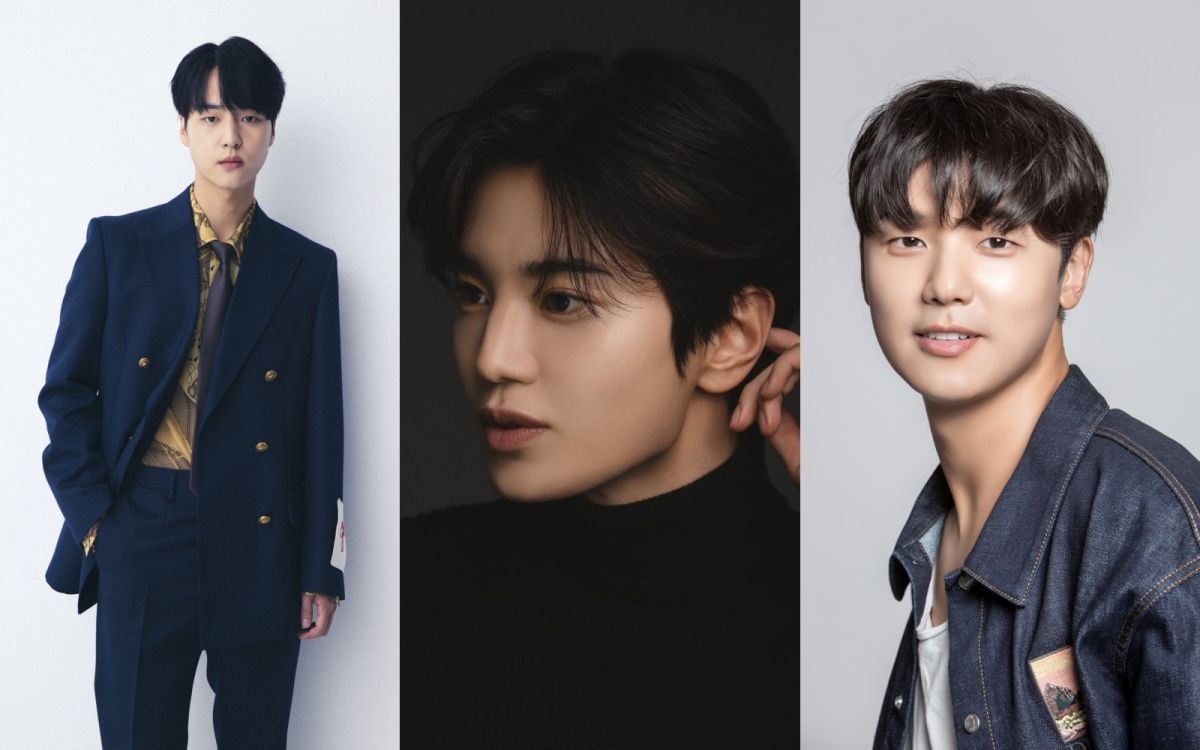 ▲梁世宗（左起）、INFINITE李成種、CNBLUE姜敏赫將來台。（圖／好的媒體國際有限公司、韓國觀光公社、華納）