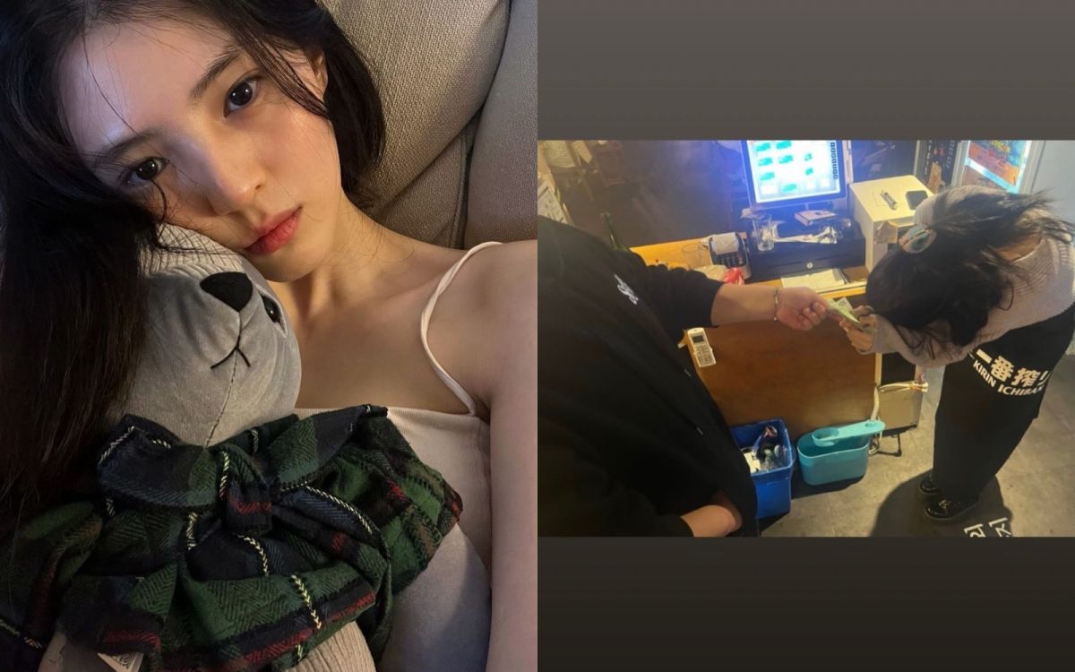 ▲韓素希到朋友的店打工。（圖／韓素希IG）