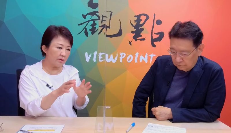 ▲盧秀燕接受「趙少康觀點」專訪,首度鬆口「沒打算選總統」。(圖/翻攝YouTube「趙少康觀點」,2022.10.28)