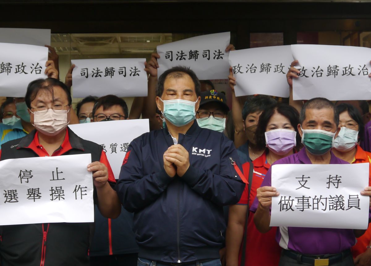 ▲大巨蛋案判刑十年，周勝考表示將循司法證明清白。（圖 ／記者吳嘉億攝）