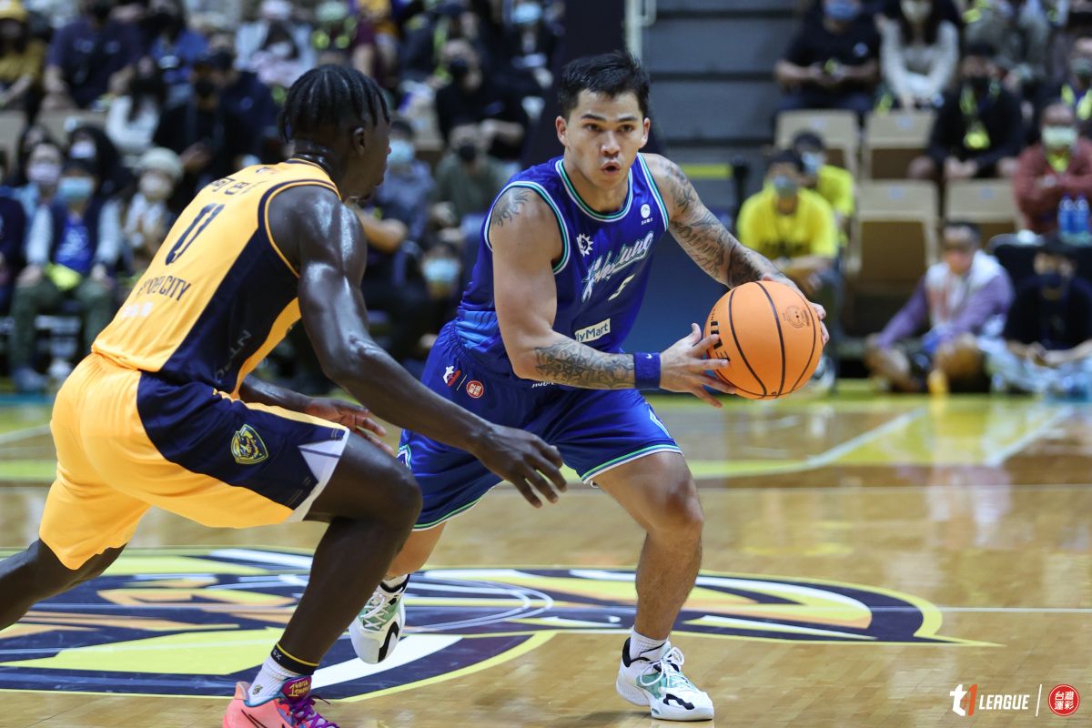 ▲布銳克曼遭到中信後衛壓迫。（圖／T1聯盟提供）