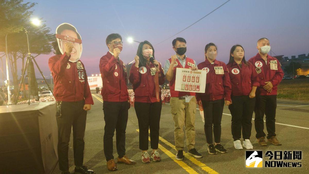 ▲台灣基進黨主席陳奕齊表示，這次在高雄推出七名市議員候選人，目標是坐三望五，但最讓他擔心的是選情實在是太「冷」。（圖／記者鄭婷襄攝，2022.10.29）