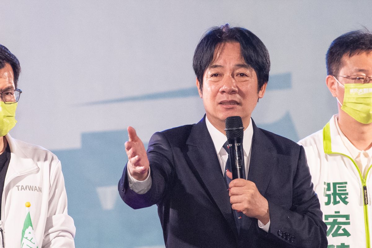 ▲賴清德第七度為林佳龍站台輔選，表示林佳龍是優秀人才，希望大家共同來支持。（圖 ／林佳龍選舉辦公室提供）