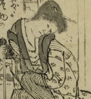 ▲葛飾應為是葛飾北齋的三女兒，被後人封為「日本的林布蘭」。（圖／翻攝自Wikiwand）