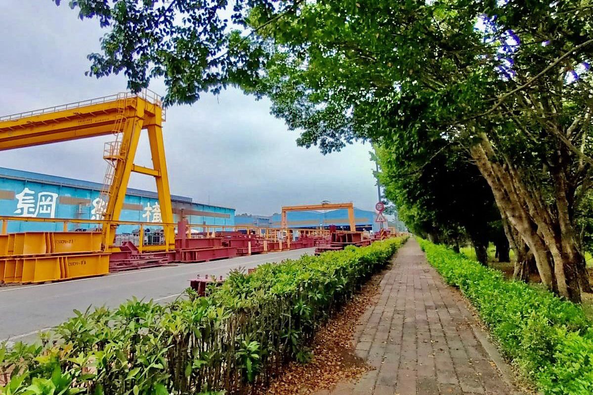 ▲中鋼結構公司獲中鋼集團評鑑綠色生活績效卓越獎，以建構低碳競爭力。(資料照／記者黃守作攝)