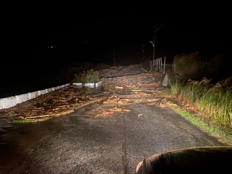 奈格颱風挾雨彈！蘭嶼時雨量破108毫米　多處出現土石流