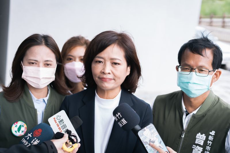▲沈慧虹表示,高虹安必須對社會大眾說明,而非閃躲切割,新竹市民不會接受公私不分、違法亂紀的候選人。(圖/沈慧虹辦公室提供)