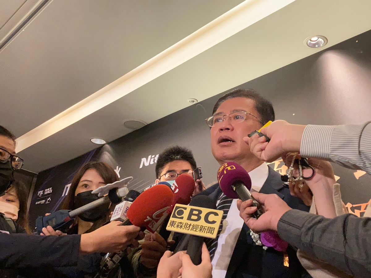 ▲商總理事長許舒博今（1）日出席第76屆商人節暨「金商獎」頒獎典禮坦言，台灣經濟無法僅靠內需產業支撐。（圖／記者鄭妤安攝影）