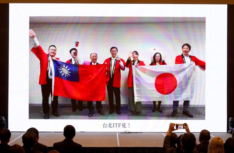 ▲日本觀光振興協會以錄影方式,期待台灣朋友們於展期間到日本攤位逛逛。(圖/台灣觀光協會提供)