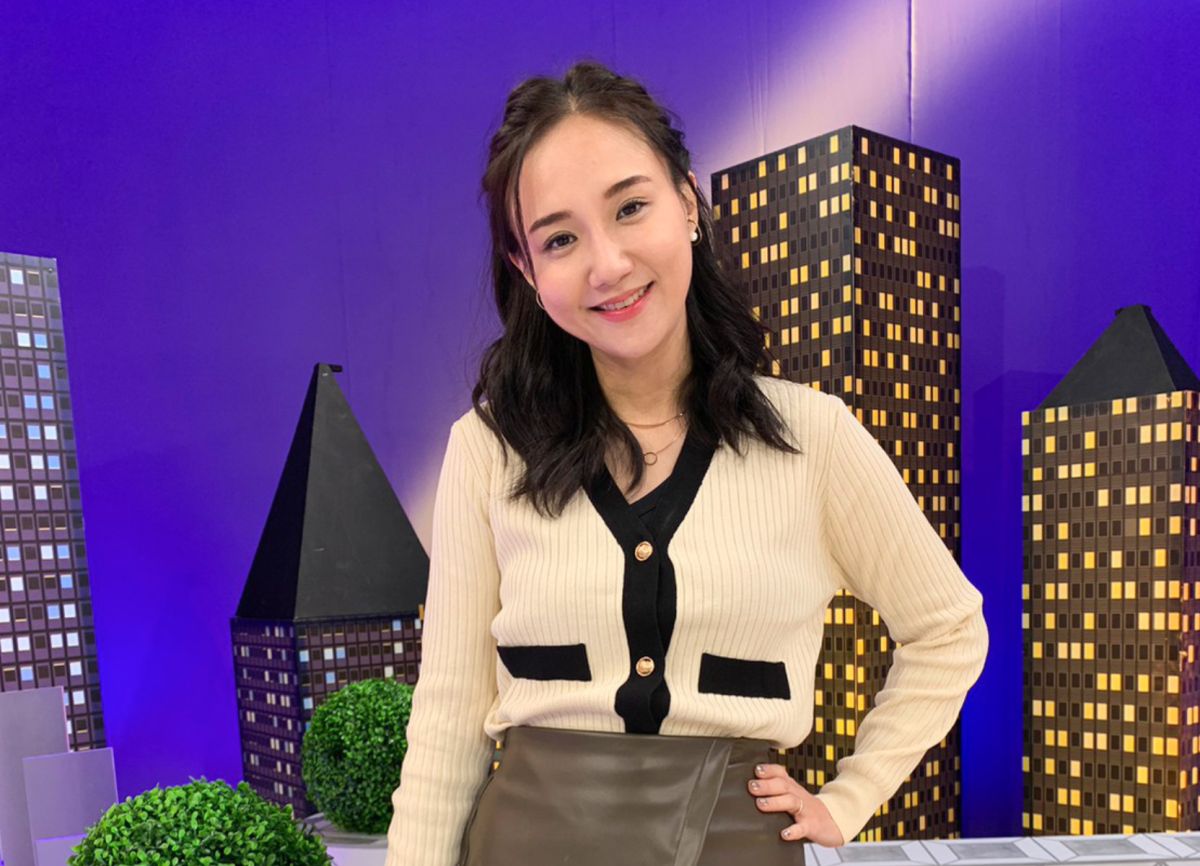 ▲何妤玟渴望交往「大肚男」，無奈遇不到好姻緣。（圖／衛視中文台提供）