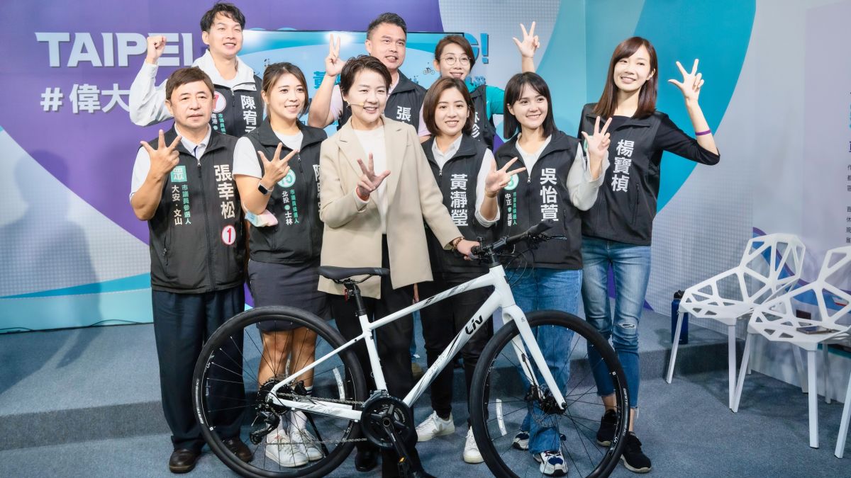 ▲台北市長候選人黃珊珊6日即將與民眾黨的議員候選人們，一同進行「偉大市民向前騎」單車環台北活動。（圖／黃珊珊辦公室提供）