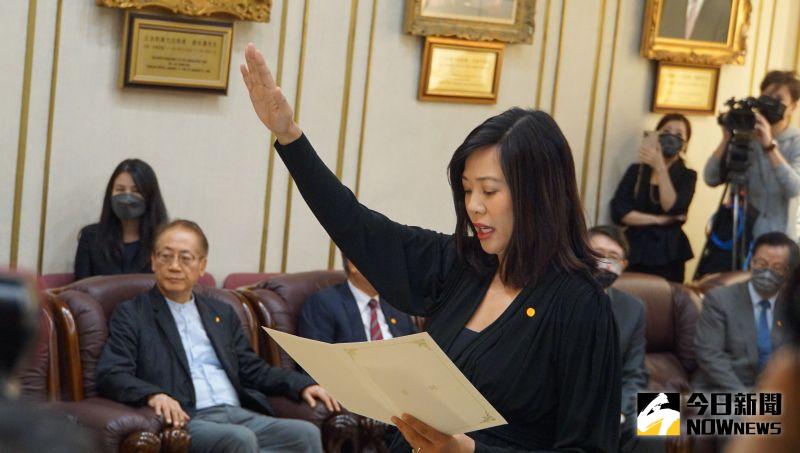 ▲民眾黨立委吳欣盈對參選新竹市立委無意願。(圖/記者呂炯昌攝)