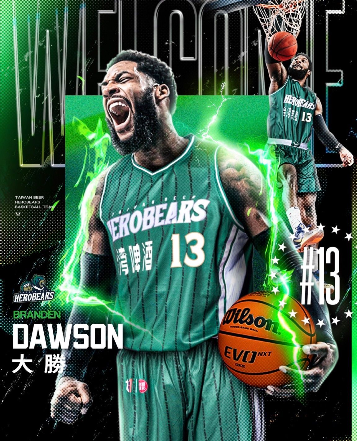 ▲台啤英熊洋將大勝(Branden Dawson)(圖/台啤英熊球團提供)