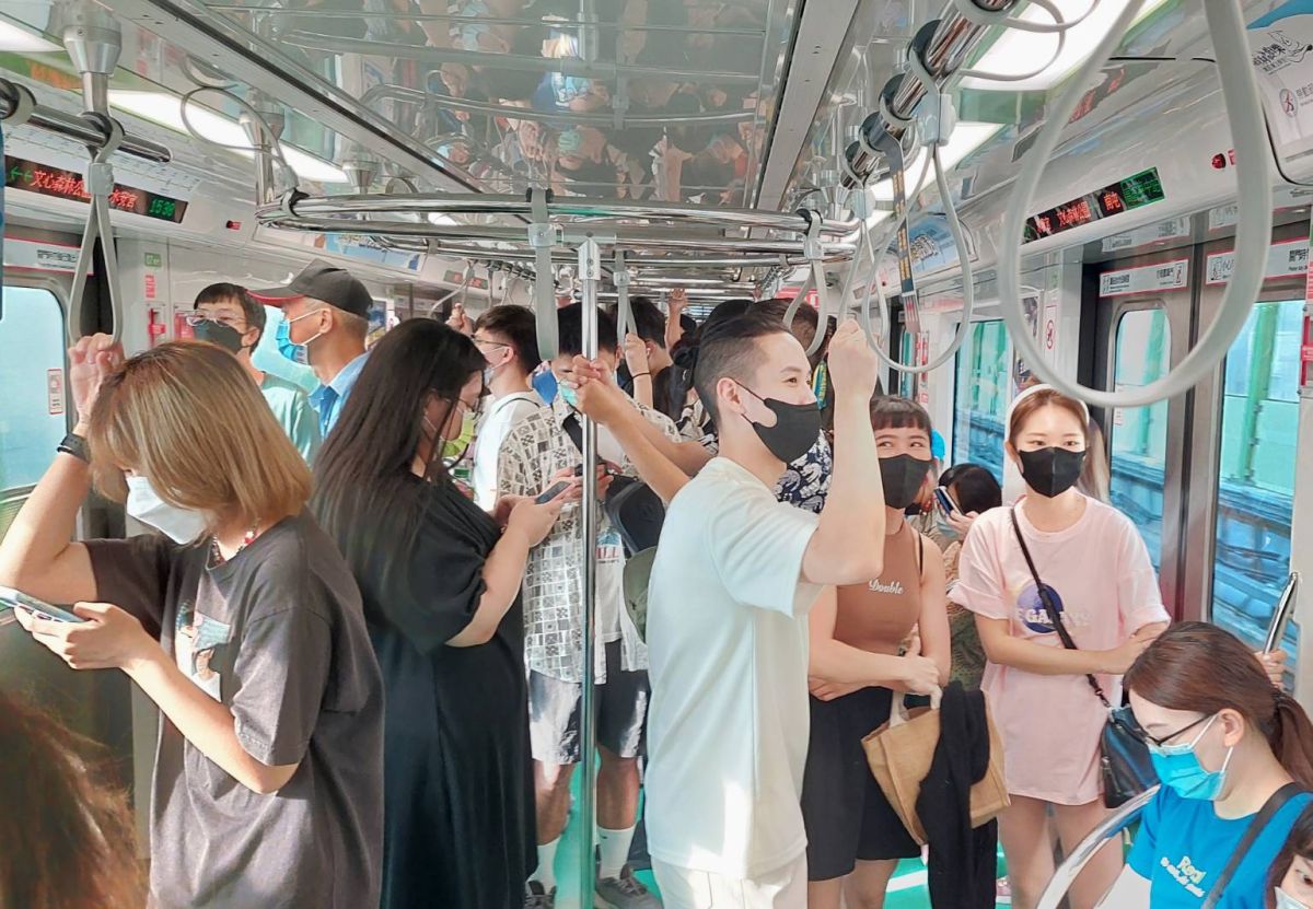 ▲台中捷運綠線10月總運量達94萬5534人次，創下去年通車以來新高(圖／中捷公司提供2022.11.2)