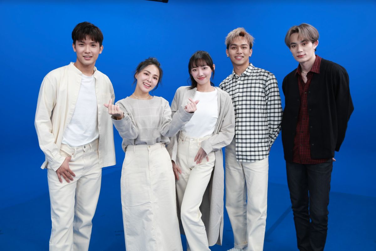 ▲《原子少年》成員水豐、植宇擔任時尚主播，邀請熊熊、少鹽和Nelson分享「直男、友人看不懂的穿搭」。（圖／NOWnews攝影中心）