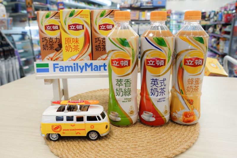 ▲買立頓5款指定商品滿69元,可用99元加購立頓經典露營迴力車。(圖/全家提供)