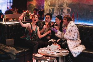 ▲左起林思宇、張書豪、陸夏、莊凱勛《妮波自由式》以LGBTQ族群為故事舞台。（圖／Netflix）