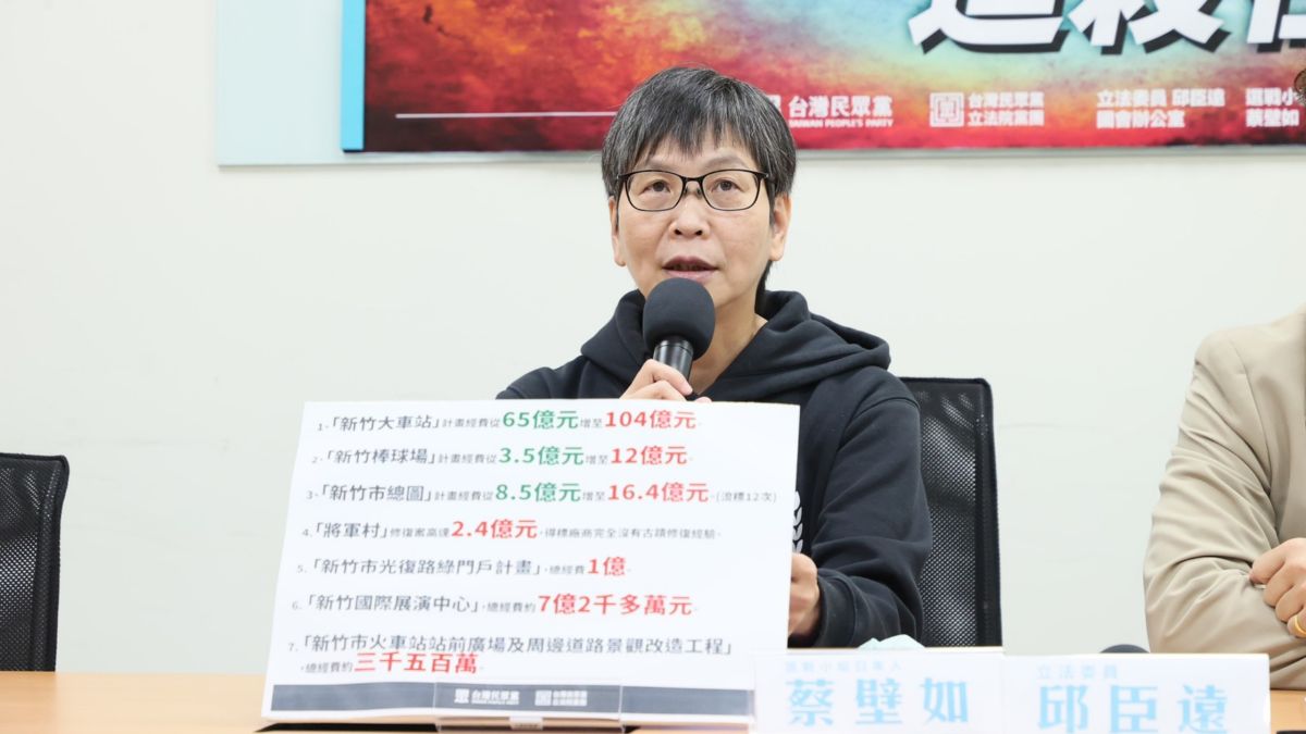 ▲針對遭到周玉蔻影射為高虹安事件的「檢舉人」，民眾黨選戰小組召集人蔡壁如3日直言要告到底。（圖／民眾黨提供）