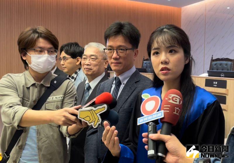 ▲黃子佼與北院美女法官歐陽儀拍攝開箱北院國民法官專庭影片。北院法官歐陽儀受訪(圖/記者潘千詩攝,2022.11.03)