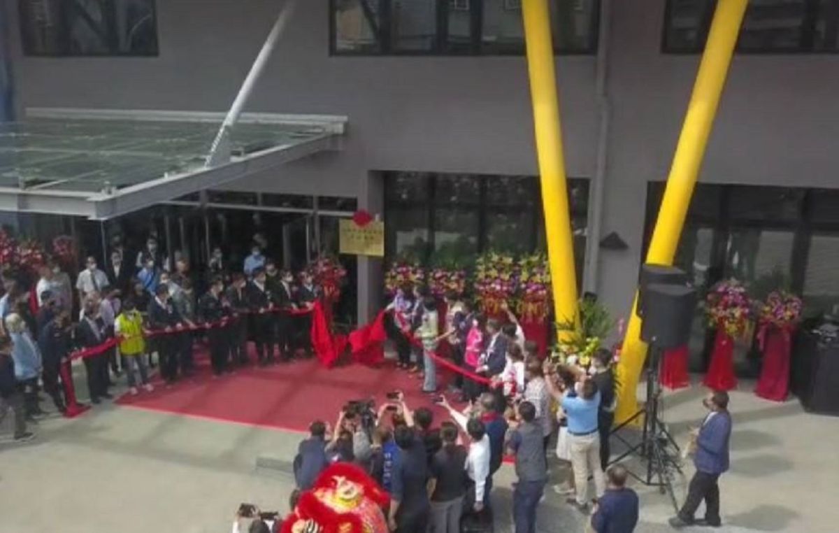 ▲高雄鼓山警分歷經2年10個月完工，今天舉辦落成典禮。（圖／鼓山分局提供）