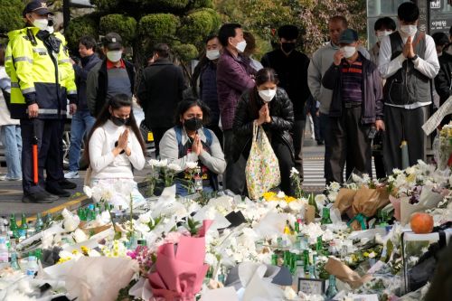 ▲梨泰院踩踏事故是罹難家屬心中永遠的痛。（圖／美聯社／達志影像）