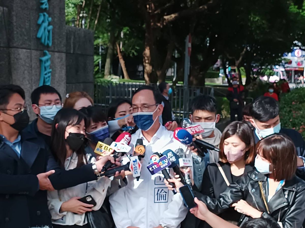 ▲新竹換台北的交換說引發爭議，朱立倫今表示，不可能。（圖／記者余祥攝，2022.11.3）